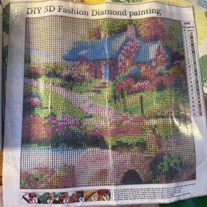 New Opened Petite Village Diamond Painting 30 X 40 cm No Wax Or Applicator